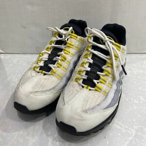 【NIKE ナイキ 】DQ3982-100 Air Max 95 Essential White/Tour Yellow/Black/Wolf Grey ローカットスニーカー 27.5cm ホワイト 2401oki