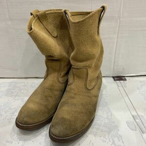 【REDWING レッドウィング 】8156 PECOS BOOT ペコスブーツ ベージュ スウェード 2401oki