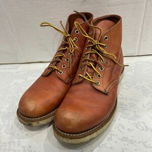 【RED WING レッドウィング 】8166 レースアップブーツ US7.5 ブラウン レザー 2401oki