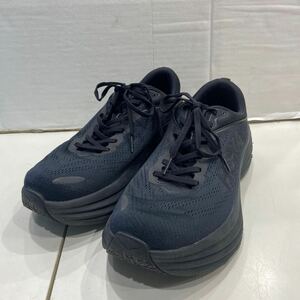 【HOKA ONE ONE ホカオネオネ】F27222F ローカットスニーカー 28.0cm ブラック メッシュ 2401oki