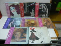 ベッド・ミドラー LP8枚まとめ【bette midler / THE DIVINE MISS M、ベッド・ミドラーⅢ、ローズ 含むいろいろ8枚セット】中古_画像1