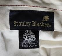 ■□【美品】stanley blacker / スタンリーブラッカー 紳士用ブレザー、スラックスセット 秋冬 ウール100％ 濃紺 A5 W=76 【送料無料】□■_画像6