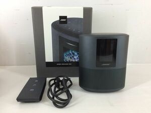 D6550-0116-94【中古】BOSE スマートスピーカー HOME SPEAKER 500 トリプルブラック 動作確認済 現状品