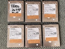 TOSHIBA　HDD500GB　5個 320GB　1個