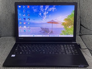 ②TOSHIBA dynabook B55/DN 第7世代CPU Corei5-7200U @2.50GHz 増設16GB 新品大容量SSD480GB Windows11Pro 15.6薄型 Webカメラ office365