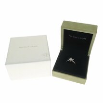 【極美品】VanCleef & Arpels ヴァンクリーフ＆アーペル ソクラテスリング 1フラワー VCARD23700 K18WG ダイヤモンド 750 ホワイトゴールド_画像9