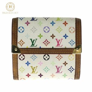 1円スタート LOUIS VUITTON ルイヴィトン ポルトモネ ビエ カルトクレディ M92983 TH0055 モノグラムマルチカラー ブロン 三つ折り財布