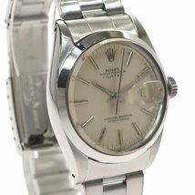 1円スタート 新品同様 稼動品 ROLEX ロレックス オイスターパーペチュアルデイト 1500 15番台 自動巻き シルバー文字盤 メンズ 腕時計_画像3