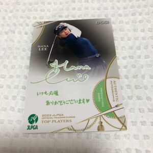 女子プロゴルフ　リハナ　プロモーションカード　JLPGA EPOCH エポック　検索用　BBM