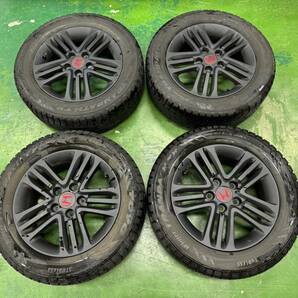 【ジャンク品】ホンダ 純正アルミホイール スタッドレスタイヤ 4本セット 16インチ 205/60R16の画像1