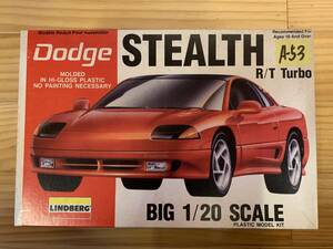 A-53 1/20 LINDBERG Dodge STEALTH R/T TURBO