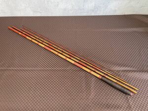 作家 和竿 東盛 東盛作 竹竿 約435cm 5本継 漆 釣具 竿 その10