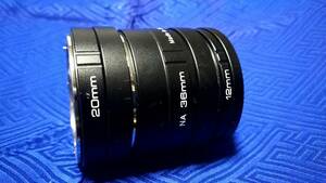 [A-23-4]KENKO EXTENSION TUBE NA 36mm 20mm 12mm for NikonF[old]　中古美品