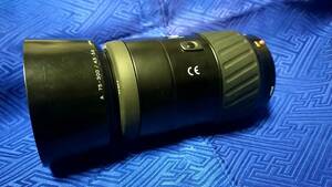 [A-24-6]MINOLTA(SONY) AF ZOOM Xi 75-300mm 1:4.5(32)-5.6 55mm for SONYA(MINOLTAα)　中古美品