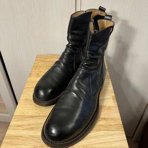 Mr.Olive WATER PROOF SHRINK LEATHER PECOS BOOTS
