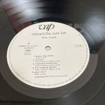 [美品！] The Cure キュアー - Concert キュアー・ライブ live LP レコード 国内盤 帯付き 見本盤 VAP盤_画像7