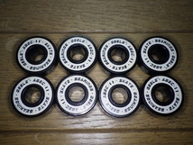 ビルトインベアリング GEELE SKATE BEARING ABEC-11 8個セット スケボー スケートボードカーバー Carver_画像6