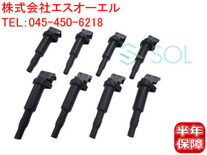 BMW F07 F10 F11 F63 F64 F06 F12 F13 E53 E70 X5 イグニッションコイル 8本セット(1台分) 550i 645Ci 650i 4.4i 4.8i 4.8is 12137594937