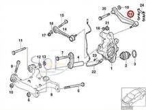 BMW E65 E66 リア コントロールアーム アッパーアーム 左側 735i 740i 745i 750i 760i 745Li 750Li 760Li 33306772241 33326758141_画像2