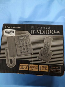 023☆パイオニア デジタルコードレス電話機 TF-VD1100-W
