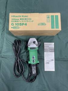 未使用に近い　日立　HITACHI　G10SP4　グラインダー　電動工具　工具　ディスクグラインダー　kd03009792