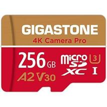 ★256GB4KCameraPro★ 【5年 】Gigastone 256GB マイクロSDカード A2 V30 Ultra HD 4K ビデオ録画 Gopro アクションカメラ_画像1