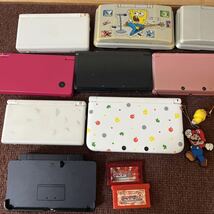 DSライト 3DS 3DSLL本体 ニュースーパーマリオブラザーズ　まとめ 動作未確認 ジャンク品_画像8