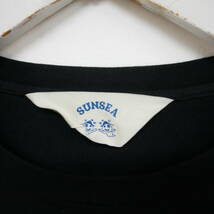 【1円】良好 国内正規 SUNSEA サンシー 15AW SNS-15A29 3WAY ブロークンパーカー レイヤードデザイン ウールニットパーカー チャコール系 3_画像5