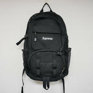 【1円】名作 国内正規 Supreme 15SS Backpack バックパック リュック CORDURA コーデュラ Black ブラック 黒 Free