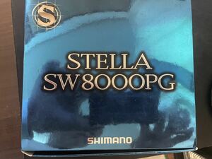 シマノ　01 ステラ　SW 8000PG 替えスプール有り　中古品