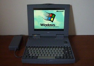 PC-9821 Lt/350A　Windows 95 とMS-DOS（Win3.1）起動 ビープ音演奏