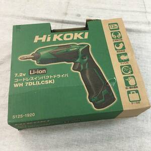 ジャンク品 HiKOKI(ハイコーキ) 7.2V 充電式 ペン型 インパクトドライバー WH7DL(LCSK)