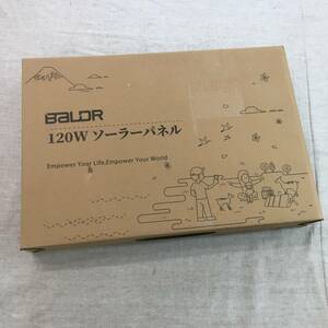 未使用 BALDR 120Wソーラーパネル ソーラーチャージャー 急速充電 折り畳み式 薄型軽量 太陽光パネル 単結晶