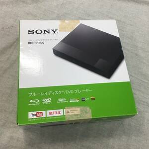 現状品 ソニー ブルーレイプレーヤー/DVDプレーヤー コンパクト スタンダードモデル BDP-S1500