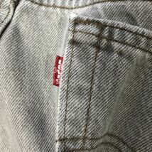 ☆ 【 Levi's 】★MADE in USA 90's 501-5958先染めブラックデニム フェードグレイデニム ビンテージジーンズ★W34_画像3