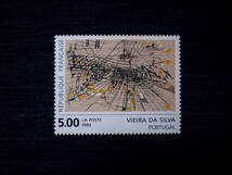 ポルトガル切手　ダ・シルヴァ画・1種未使用　1993年_画像1