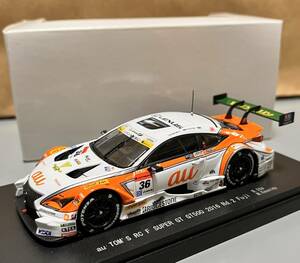 エブロ 1/43 スーパーGT 2016 au TOM'S RC F SUPER GT GT500 2016 Rd.2 Fuji au トムス レクサス 富士 #36