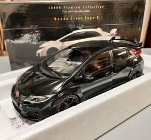 エブロ 1/18 Honda CIVIC TYPE R 2015 ホンダ シビック タイプ R '15 イギリス仕様 ブラック パール 