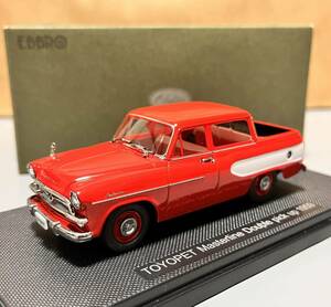 エブロ 1/43 TOYOPET Masterline Double pick up 1959 トヨペット マスターライン ダブル ピックアップ '59 レッド