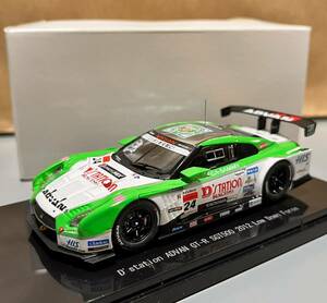 エブロ 1/43 スーパーGT 2012 D'station ADVAN GT-R SGT500 2012 Low Down Force Dステーション アドバン ローダウンフォース #24