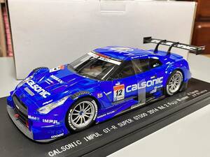 エブロ 1/18 CALSONIC IMPUL GT-R Rd.2 Fuji Winner SUPER GT500 2014 #12 カルソニック インパル GT-R 富士 優勝 