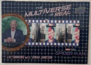 2023 Upper Deck Spider-Man No Way Home Marvel The Multiverse Is Real J.K. Simmons as Jonah Jameson