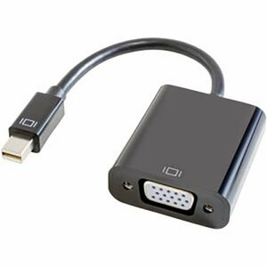 IOデータ IO DATA ゴッパ miniDisplayPort-VGA変換アダプタ 15cm ブラック GP-MDPV15H/K