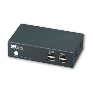 ラトックシステム デュアルディスプレイ対応 HDMIパソコン切替器 RS-250UH2