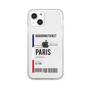dparks ソフトクリアケース for iPhone 13 Paris DS21165i13