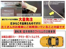 フロント (b) ステップワゴン RP6-8 (15%) カット済みカーフィルム 運転席 助手席 ダークスモーク スモーク RP6 RP7 RP8 ホンダ_画像3