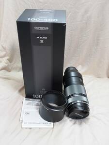 ＜極上美品＆送料無料＞M.ZUIKO DIGITAL ED 100-400mm　F5.0-6.3 IS　オリンパス　OLYMPUS　望遠ズームレンズ（中古）