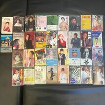 昭和レトロ　カセットテープ演歌 歌謡曲 昭和歌謡 北島三郎　テレサテン　山下達郎　天童よしみ　細川たかし他レア物34本　まとめ売り_画像1