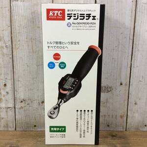 【AH-04197】新品未使用品 KTC 6.3sq.デジラチェ ラチェットヘッド 充電式 小トルクタイプ 2～30Nm GEKR030-R2A