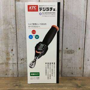 【AH-04201】新品未使用品 KTC 6.3sq.デジラチェ ラチェットヘッド 充電式 小トルクタイプ 2～30Nm GEKR030-R2A